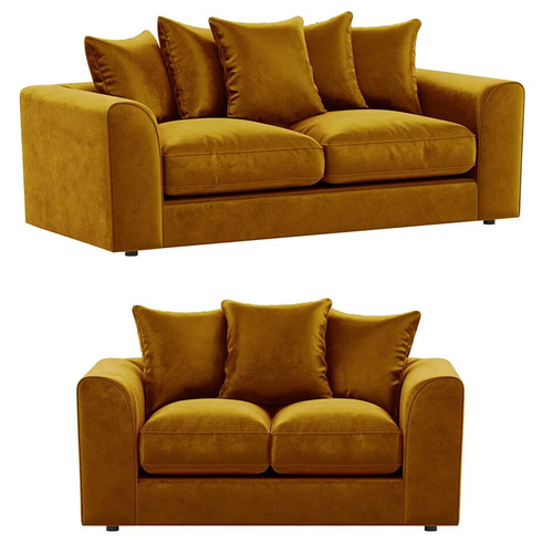 Gold mustard plush - mustard,