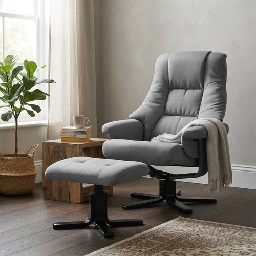 Modern grey swivel - grey,