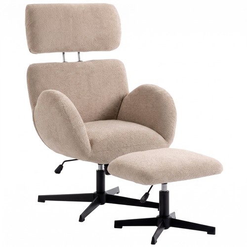 Homcom swivel armchair - swivel,