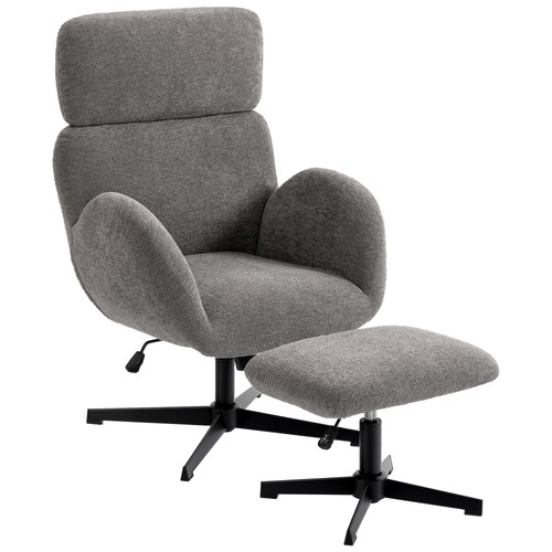 Homcom swivel armchair - armchair, with