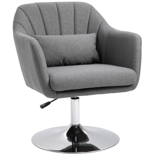Retro swivel chair linen - retro,
