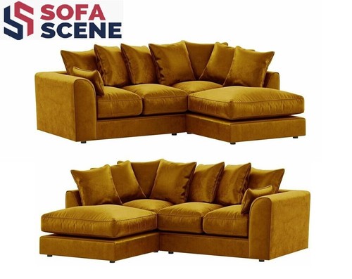 Gold mustard plush - mustard, velvet