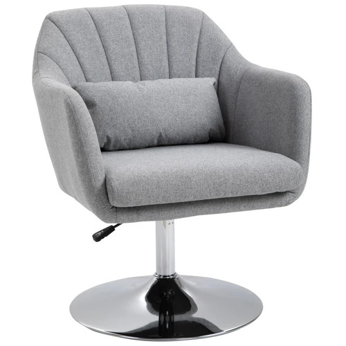Swivel accent chair linen - swivel,